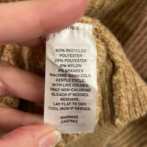 BP (Nordstrom) Heavyweight Crewneck Sweater Wheat - M - Picture 5 of 5